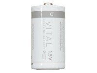 Vital Alkaline C Batteries - 2-Pack