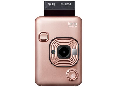 FUJIFILM instax® Mini LiPlay Hybrid Camera - Blush Gold