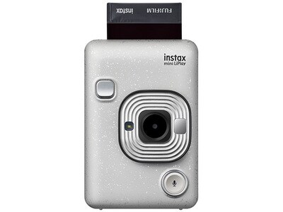 FUJIFILM instax® Mini LiPlay Hybrid Camera - Stone White