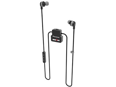 Pioneer Ironman Sweat-Resistant Wireless Sports Earbuds with Clip - Grey