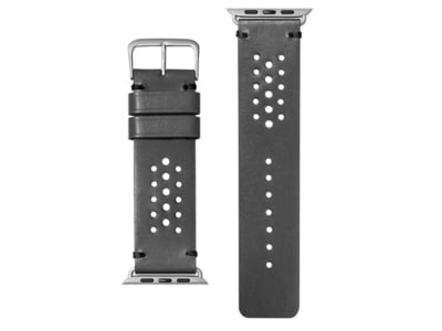 Bracelet de montre de 38 mm/42 mm Heritage de Laut pour montre Apple Watch - gris ardoise