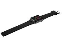 Bracelet de montre de 42 mm/38 mm Active de Laut pour montre Apple Watch - onyx