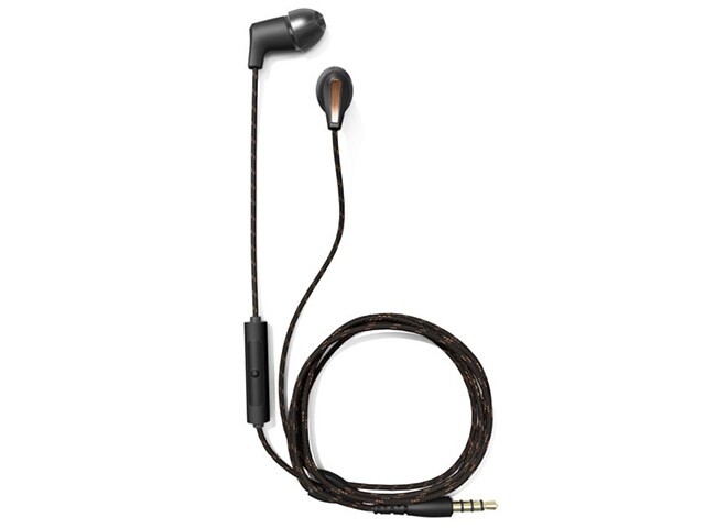 Écouteurs-boutons câblés avec microphone T5B de Klipsch - noir