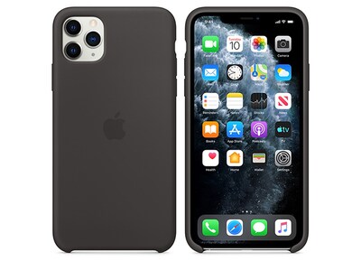 Étui en silicone d’Apple® pour iPhone 11 Pro Max - Noir