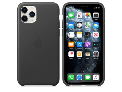 Apple® iPhone 11 Pro Leather Case - Black