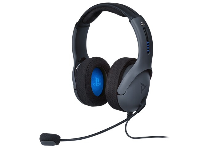 PDP 051-099-NA-BK LVL50 Wired Stereo Gaming Headset for PS4â¢- Grey