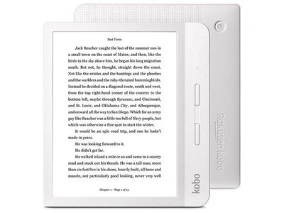Rakuten Kobo Libra H2O 7” Carta E Ink Touchscreen E-Reader - White