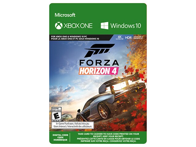 Forza Horizon 4 (Code Electronique) pour Xbox One