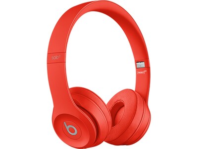 Beats Solo³ On-Ear Wireless Headphones - Red