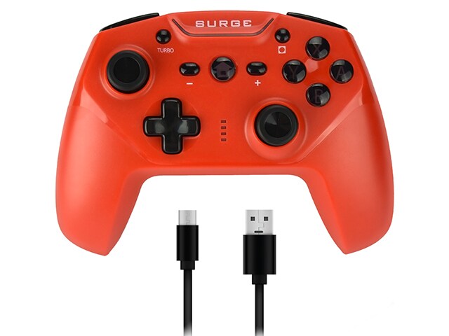 Surge Switchpad Pro Wireless Controller For Nintendo Switch & Nintendo Switch OLED - Red