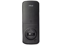 Alfred DB2-B Smart Door Lock with Key - Black