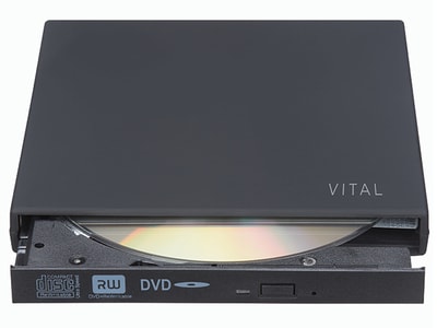 VITAL External Slim DVD/CD Drive