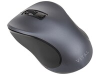 VITAL 3 Button Wireless Optical Mouse - Carbon