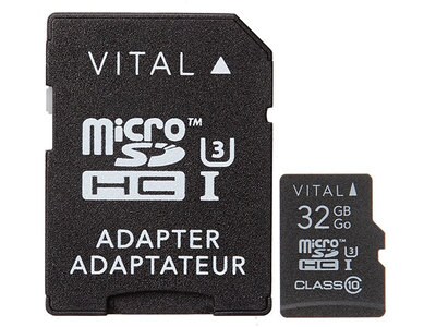 Carte mémoire VITAL MicroSDHC UHS-3 classe 10 de 32 Go