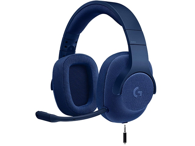 Casque d’écoute de jeu câblé universel G433 de Logitech - bleu