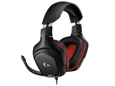 Logitech G332 Wired Over-Ear Universal Gaming Headset - Black