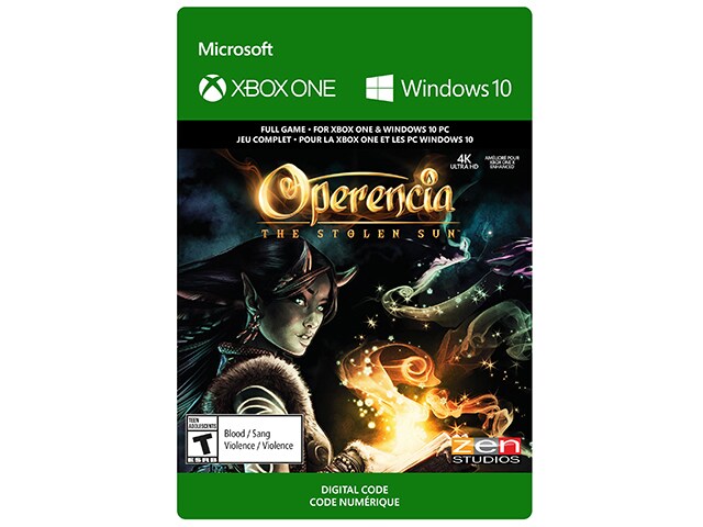 Operencia: The Stolen Sun (Code Electronique) pour Xbox One