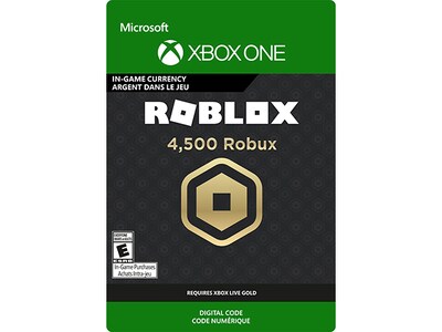 ROBLOX: 4,500 Robux (Code Electronique) pour Xbox One