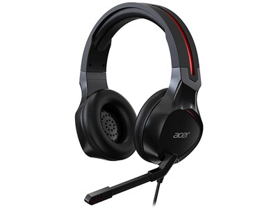 Acer Nitro NHW820 Wired Over-Ear PC Gaming Headset - Black & Red