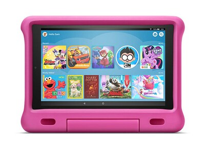 Tablette de 10,1 po avec processeur octocœur à 2 GHz et mémoire de 32 Go Fire 10 HD édition pour enfant de Amazon avec étui de rangement à l’épreuve des enfants - rose