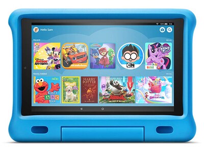 Tablette de 10,1 po avec processeur octocœur à 2 GHz et mémoire de 32 Go Fire 10 HD édition pour enfant de Amazon avec étui de rangement à l’épreuve des enfants - bleu