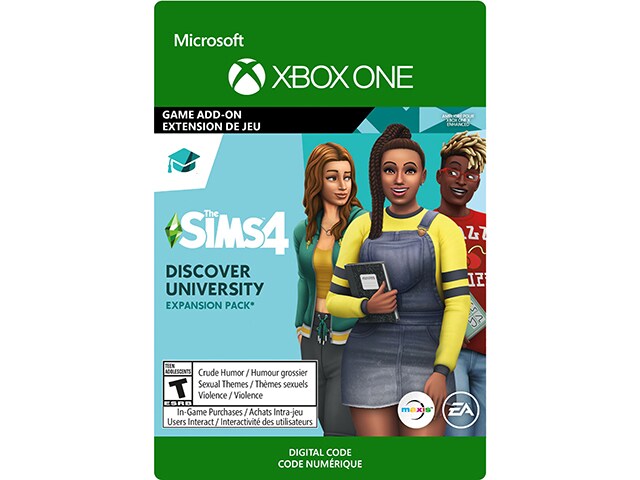The Sims 4: Discover University (Code Electronique) pour Xbox One
