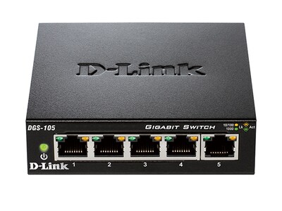 D-Link DGS-105 5 Port Gigabit Ethernet Switch