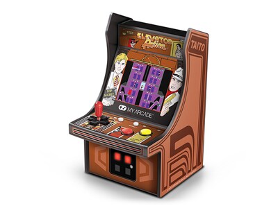 My Arcade ELEVATOR ACTION Micro Player - 6.75 Inch Mini Retro Arcade Machine Cabinet