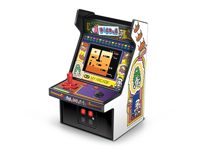 My Arcade Dig Dug Micro Player - 6.75 Inch Mini Retro Arcade Machine Cabinet
