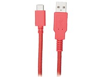 Xtreme Gaming 3m (10') Micro Braided Cable for Nintendo Switch - Red