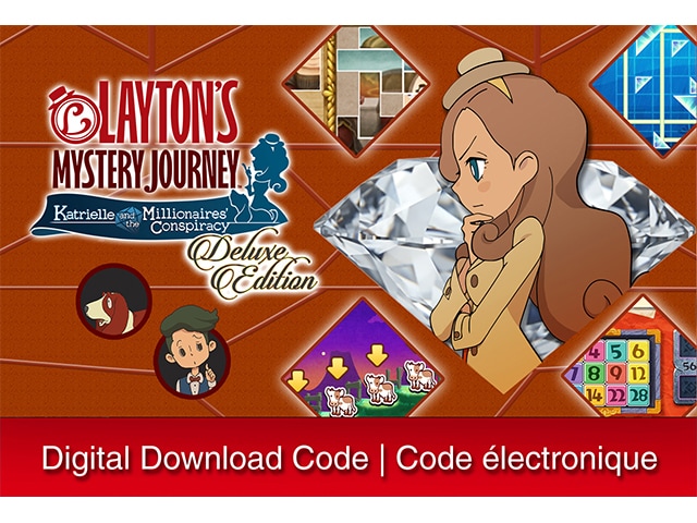 Layton's Mystery Journey: Katrielle and the Millionaires' Conspiracy - Deluxe Edition (Code Electronique) pour Nintendo Switch