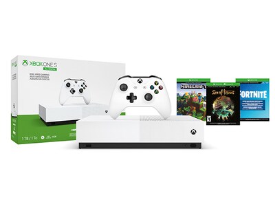 Xbox One S 1TB All Digital Edition Console (Disc-free Gaming)