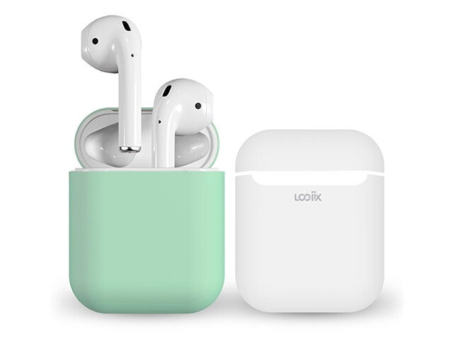 LOGiiX Peels for AirPods - Mint & White
