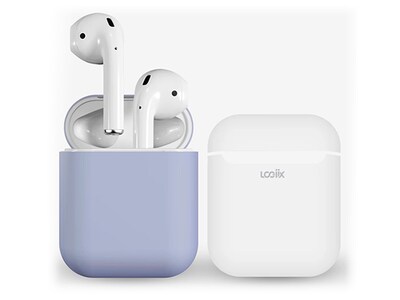 LOGiiX Peels for AirPods - Lilac & White