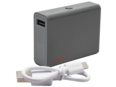 Ventev Powercell 5200 mAh Battery with Lightning Cable - Grey