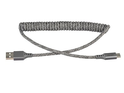 Ventev Helix 14 inch USB-C™-to-USB Cable - Grey