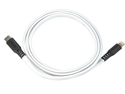 Ventev 1m (3') USB-C™-to-Lightning Flat Cable - White