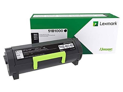 Lexmark 51B1000 Return Program Toner Cartridge - Black