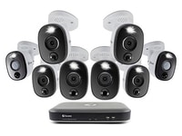 Système de sécurité à 8 caméras UHD 4K à capteur infrarouge pour l’extérieur et DVR 8 canaux à disque dur de 2 To SWDVK-855808WL de Swann