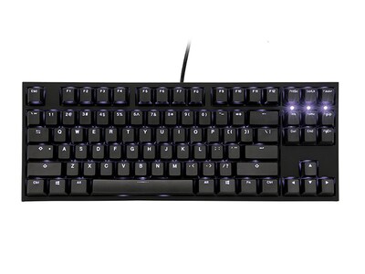 Ducky ONE2 TKL White LED Wired USB-C™ Mechanical Gaming Keyboard - Cherry MX Red