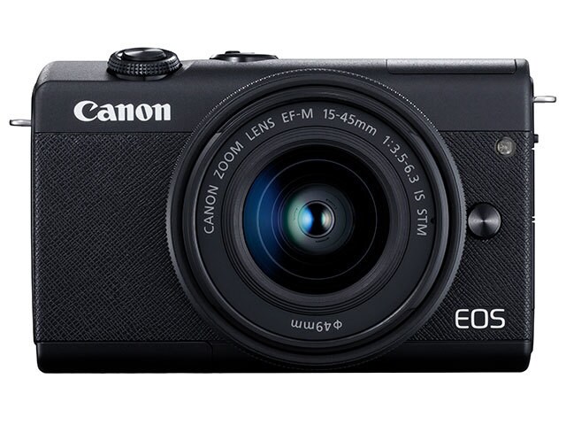Canon EOS M200 24.1MP Mirrorless Camera with EF-M 15-45mm f/3.5-6.3 IS STM Lens - Black