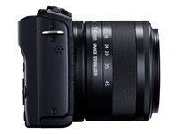 Appareil-photo sans miroir à 24,1 Mpx EOS M200 de Canon avec objectif EF-M 15-45 mm f/3.5-6.3 IS STM - noir