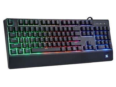 Xtreme Gaming LED Backlit Semi-Mechanical Gaming Keyboard