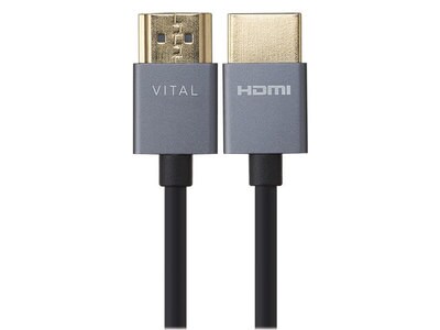 Vital Ultra Slim 1.8m (6') HDMI-to-HDMI Cable - Black