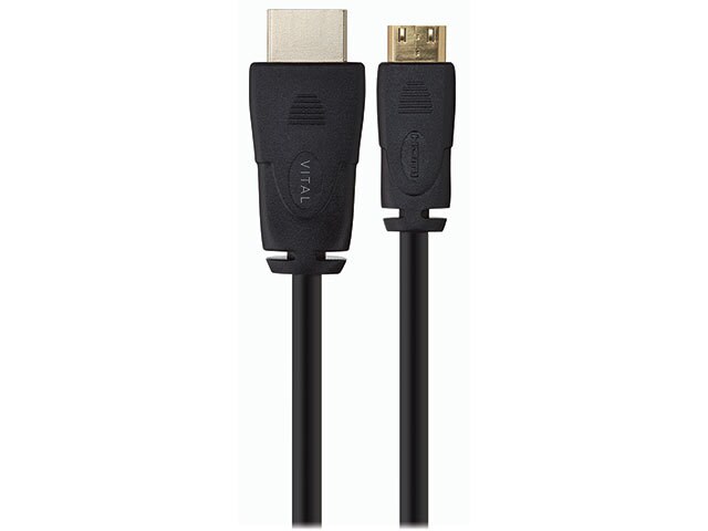 VITAL 1.8m (6’) HDMI-to-HDMI Mini Cable - Black