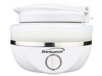 Brentwood KT1508W 0.8L Collapsible Travel Kettle - White