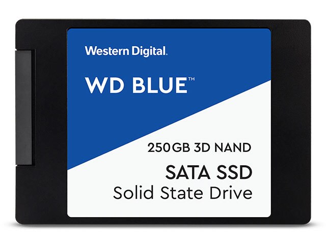Disque SSD interne SATA 2,5 po 250 Go WDS250G2B0A Blue 3D NAND de WD