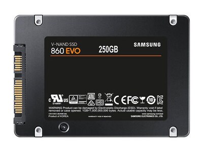 Disque SSD interne SATA III 2,5 po 250 Go MZ-76E250B/AM 860 EVO de Samsung