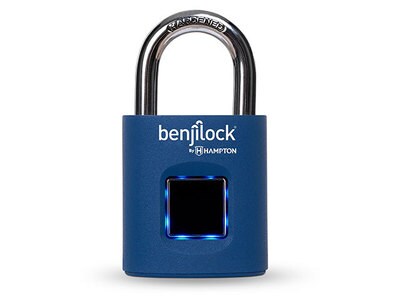 BenjiLock by Hampton 43MM Fingerprint Padlock - Dark Navy