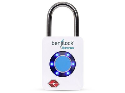 BenjiLock® by Hampton TSA Travel/Luggage Lock - White